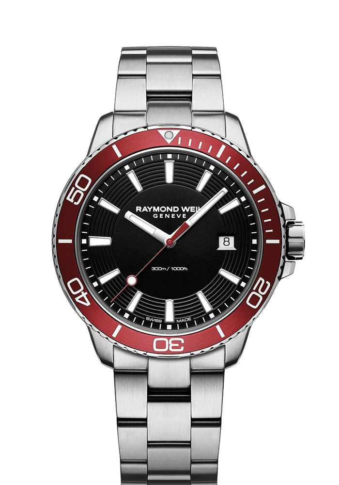 Tango 300 - Quartz Chronograph Red Diver Watch - RAYMOND WEIL
