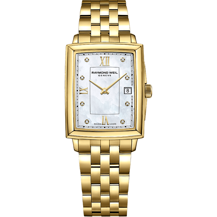 THE VALISSA Croton Ladies Oval Mother of Pearl Dial Watch with Diamond