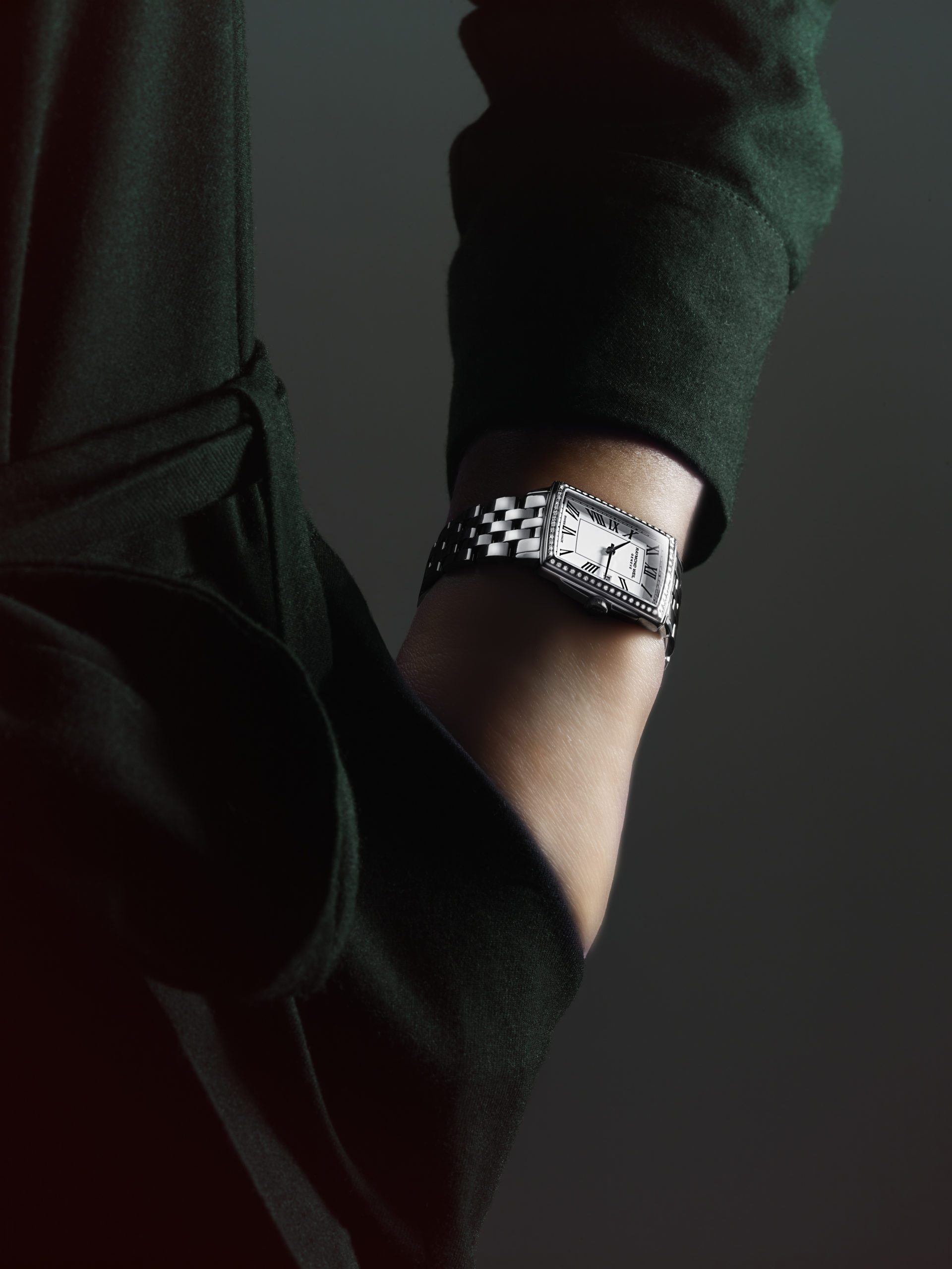 Men's Gold Bracelet Watch with Geniune Diamond Markers - Peugeot Watches