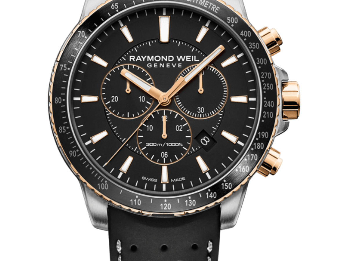 送料無料 Raymond Weil Tango 300 ステンレススチール クロノグラフ