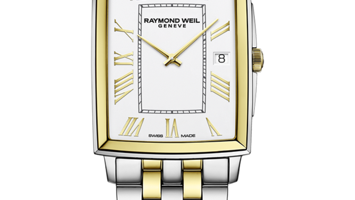 Men's Classic Rectangular Two-Tone Watch - Toccata | RAYMOND WEIL