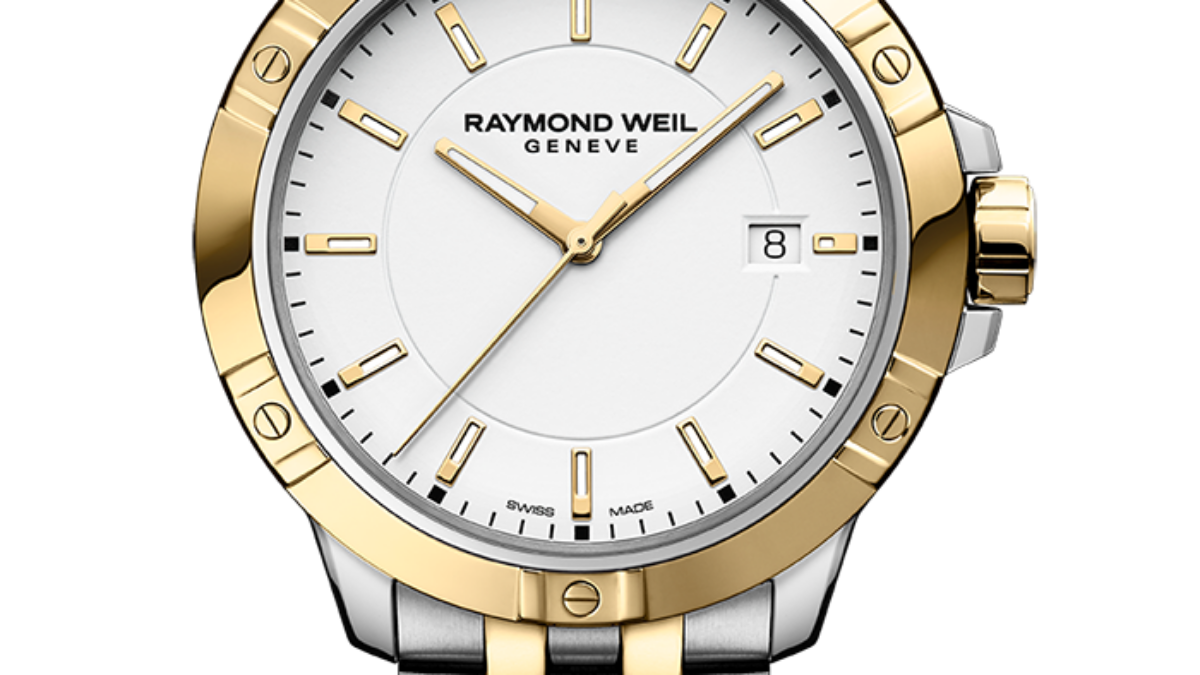 Men's Classic Two-Tone White Dial Bracelet Watch - Raymond Weil